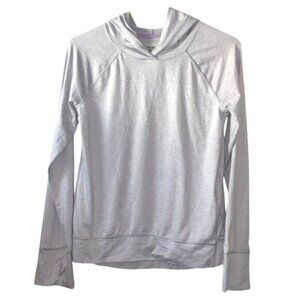Tek Gear Big Girls Lightweight Gray Pullover Hoodie XL 14/16 Recycled Polyester